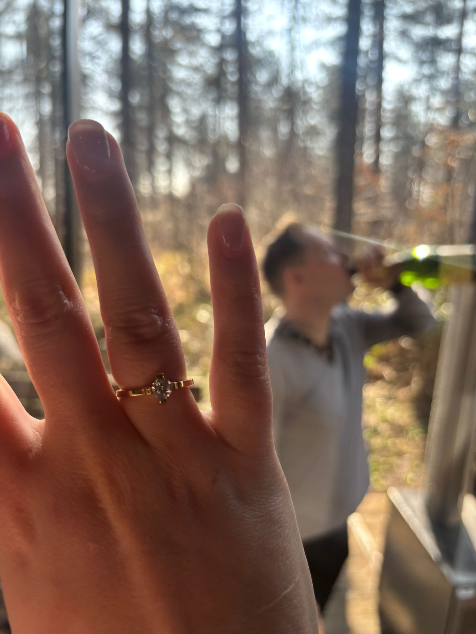 Nancy & Gregory Engagement Ring